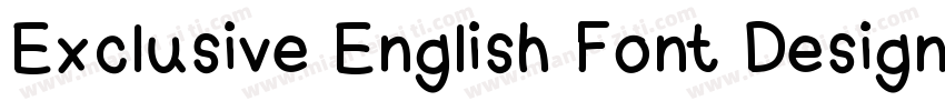 Exclusive English Font Design字体转换